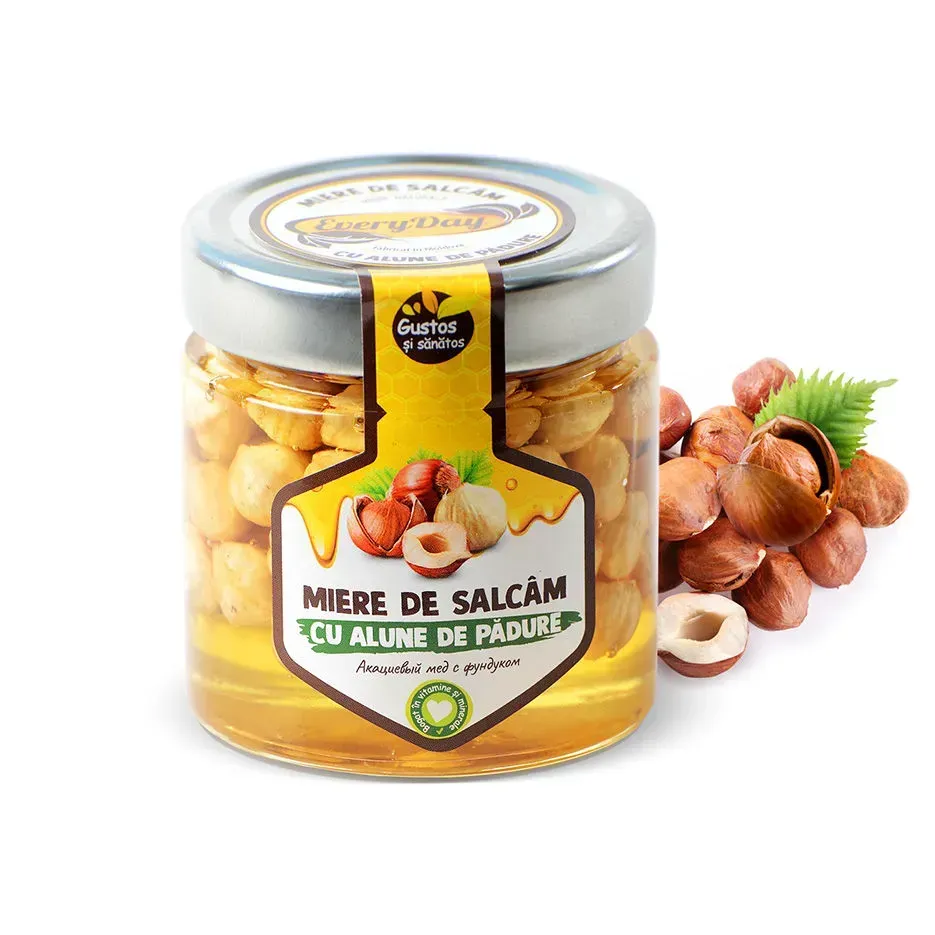 Акациевый мёд с фундуком