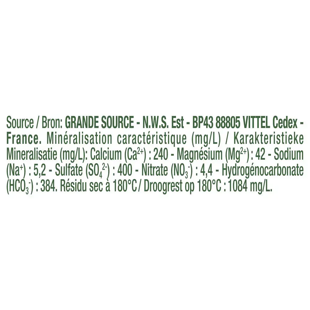 Vittel Sport натуральная минеральная вода, 750мл