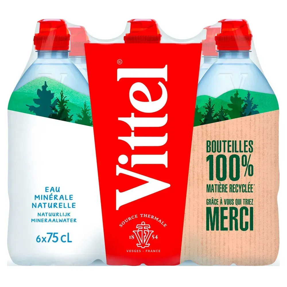 Vittel Sport натуральная минеральная вода, 750мл