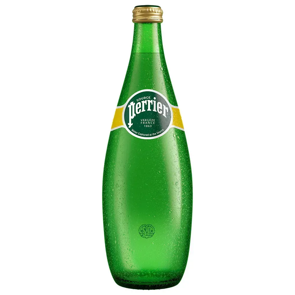 Perrier, минеральная вода, газированная, 750мл