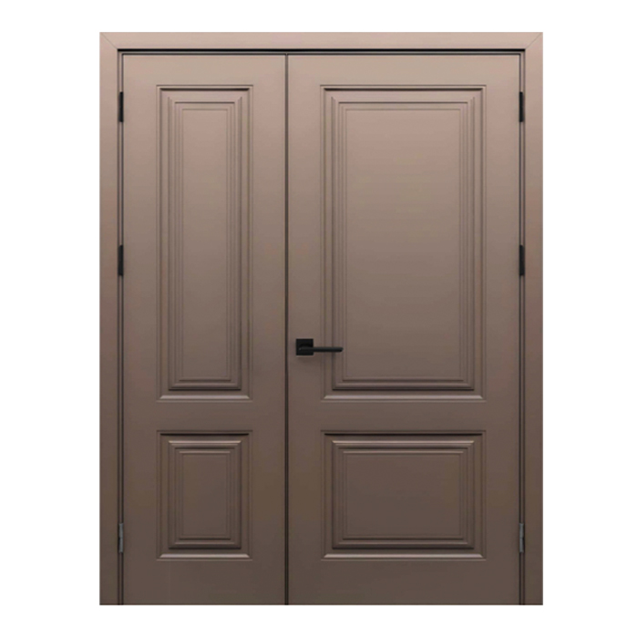 Set uși duble de interior Bordo, culoare Mocha