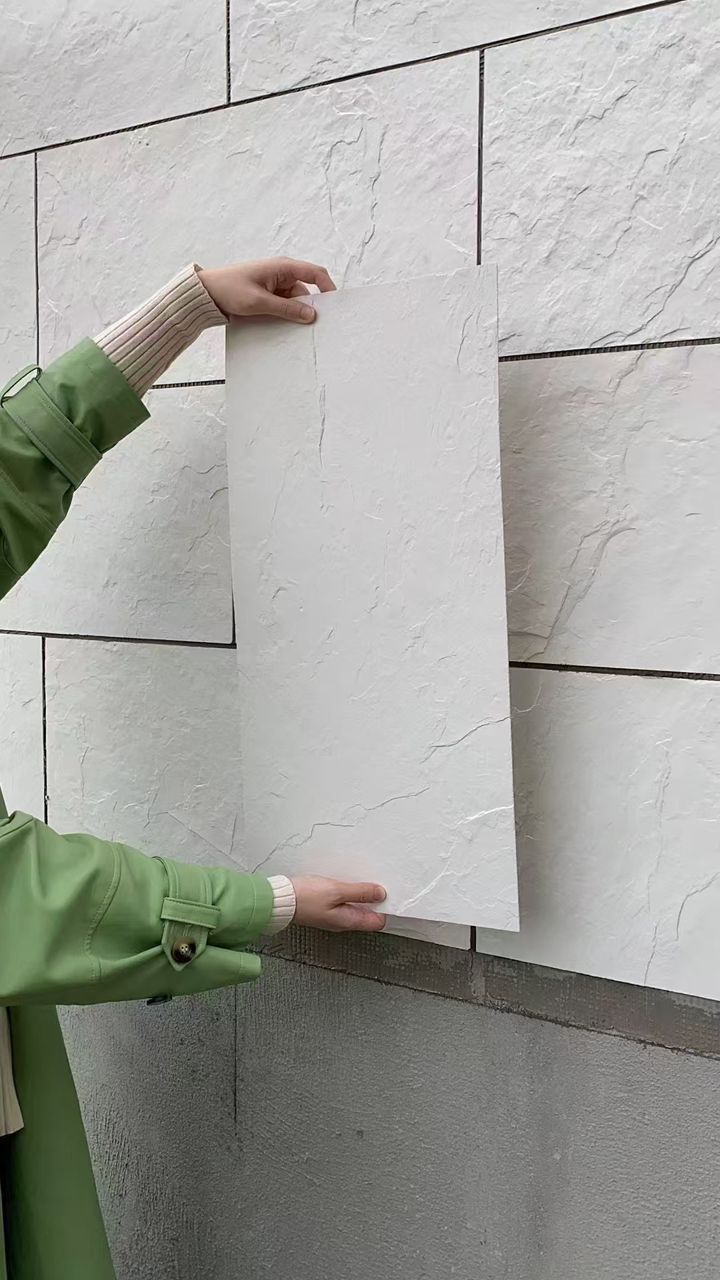 Panou Ceraflex Rockcut Stone, Off White 100, 120x60 cm