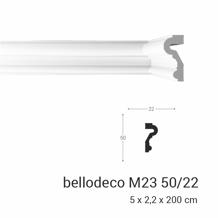 Plintă de perete XPS M23