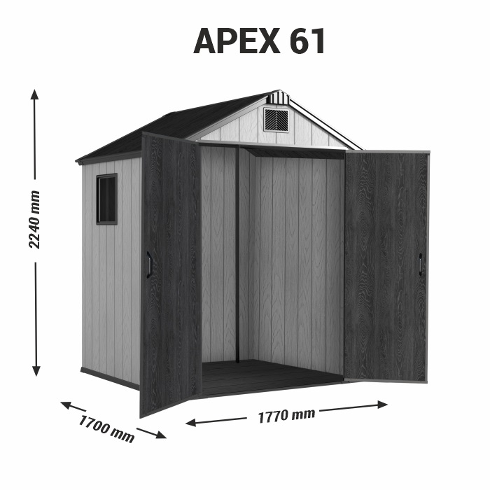 Căsuță de grădină APEX 61