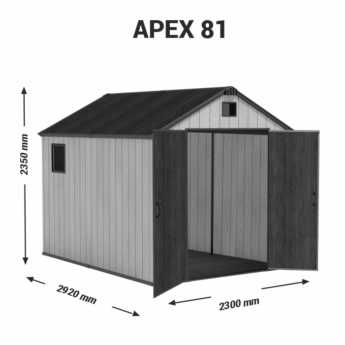 Căsuță de grădină APEX 81