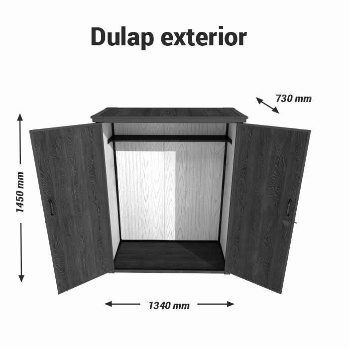 Dulap de grădină 1400L