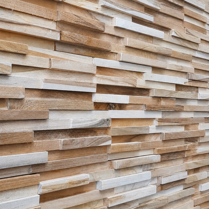 Panoul volumetric din lemn natural NATURAL RIPPLE, RL-001 5