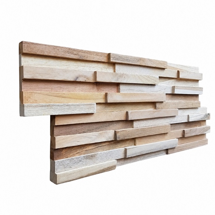 Panoul volumetric din lemn natural NATURAL RIPPLE, RL-001 7