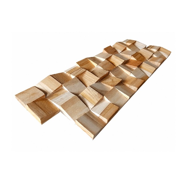 Объёмная панель из натурального дерева BEVEL CUBES, CB-008 4