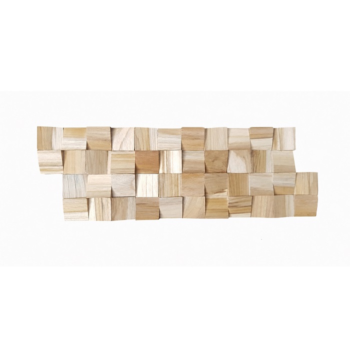 Объёмная панель из натурального дерева BEVEL CUBES, CB-008 8