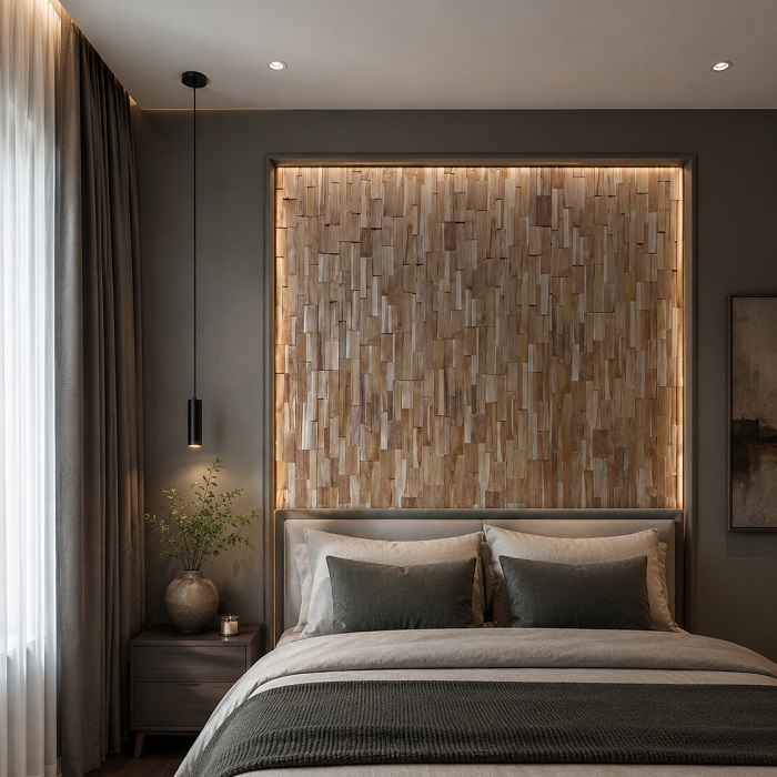 Объёмная панель из натурального дерева GLACIER, GL-001 7