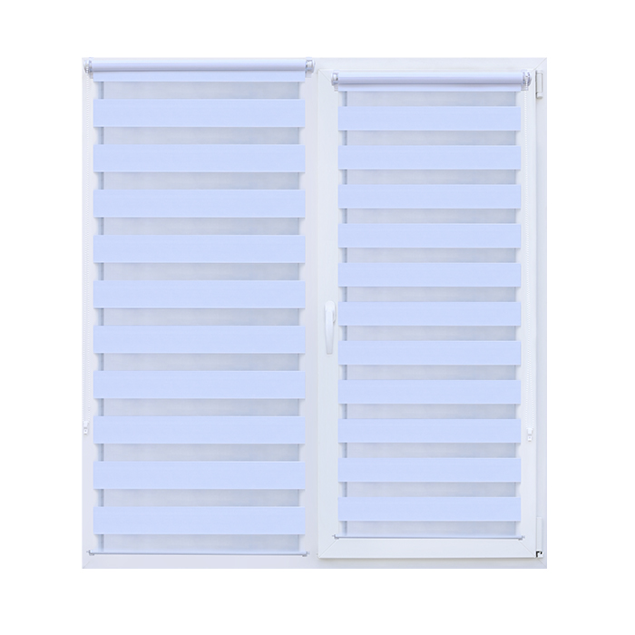 Светонепроницаемые рольшторы день-ночь MGR01, Белые, 0.65×1.70 m