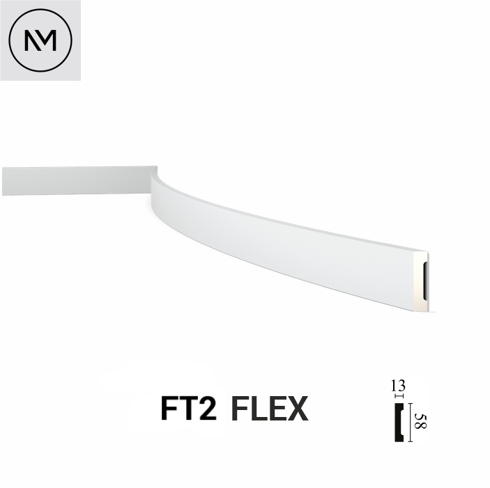 Plintă flexibilă NOËL & MARQUET, WALLSTYL, FT2 FLEX