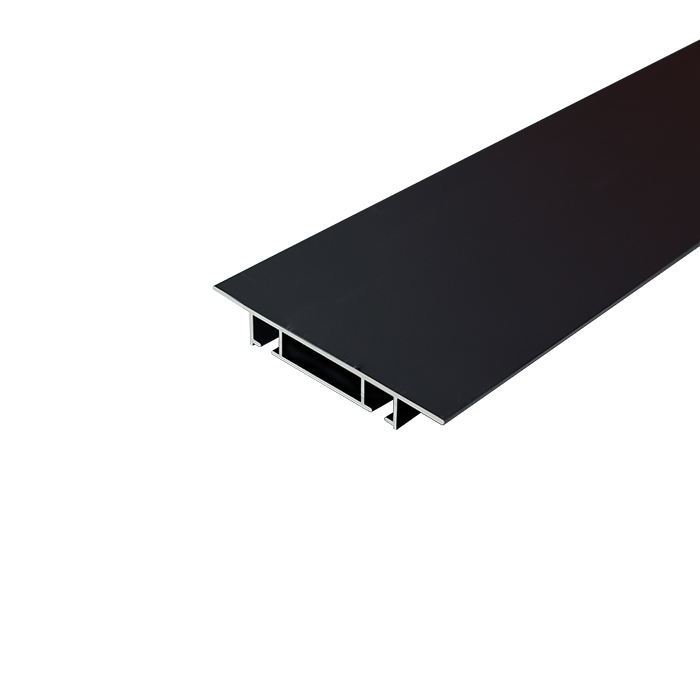 Șină pentru draperii – compatibilă cu nișa ascunsă, Black Matt, 6m