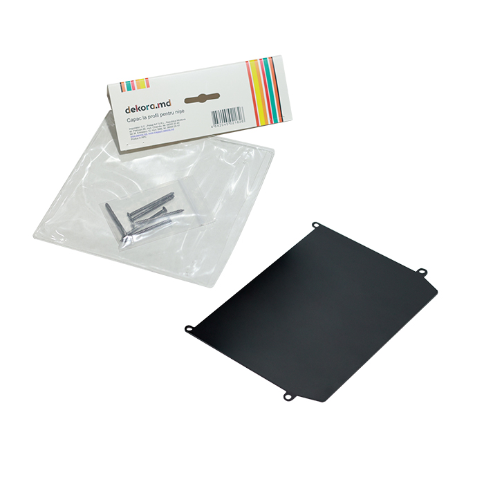 Capac pentru profil de nișă – Black Matt