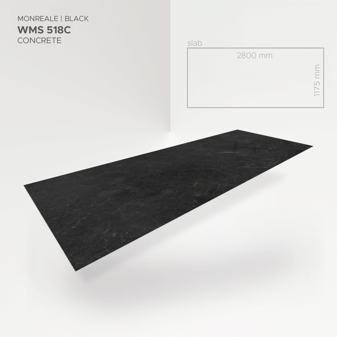 Panou de perete SPC Monreale Black WMS 518C (Made in EU)