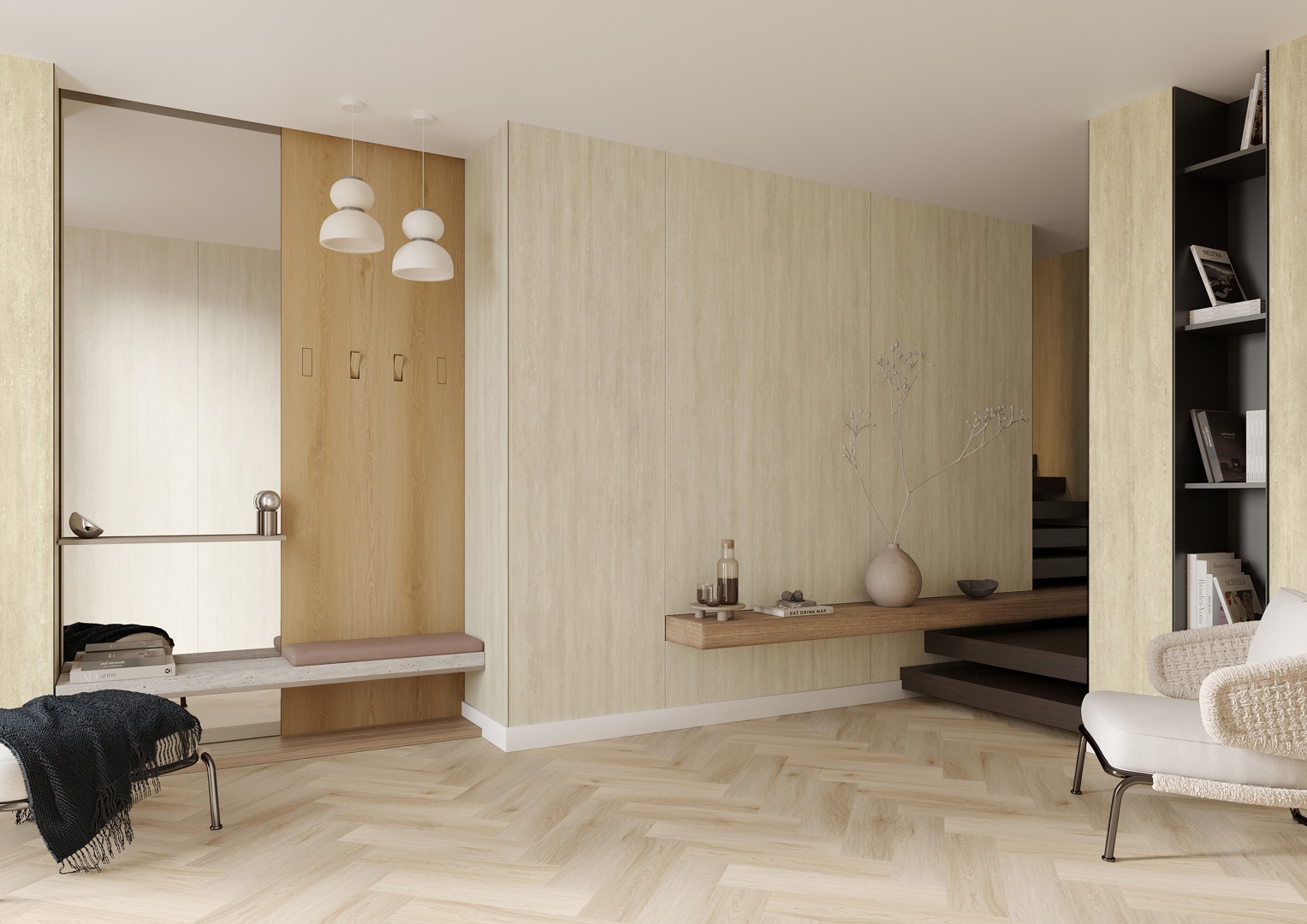 Panou de perete SPC Palatina Sand WMS 521S (Made in EU)