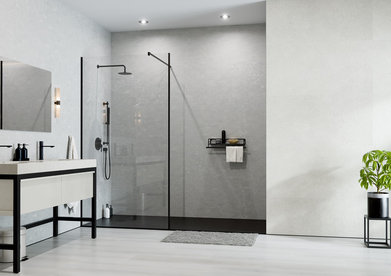 Panou de perete SPC Massi White WM 503C (Made in EU)