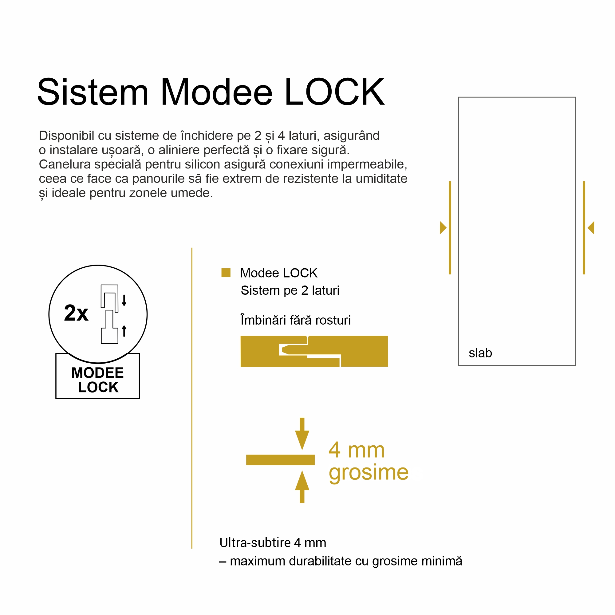 Panou de perete SPC Massi Ivory WMS 540S (Made in EU)