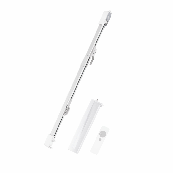 Șină automată cu motor pentru draperii, wi-fi, extensibilă 1,7-3m