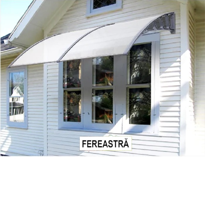 Козырек VERONA 120×150 см, прозрачный