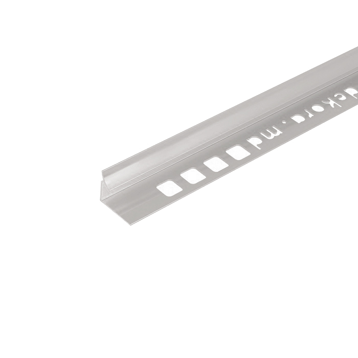 W10-2, Алюминиевый профиль для внутреннего угла, 2.5 м, Серебристый матовый