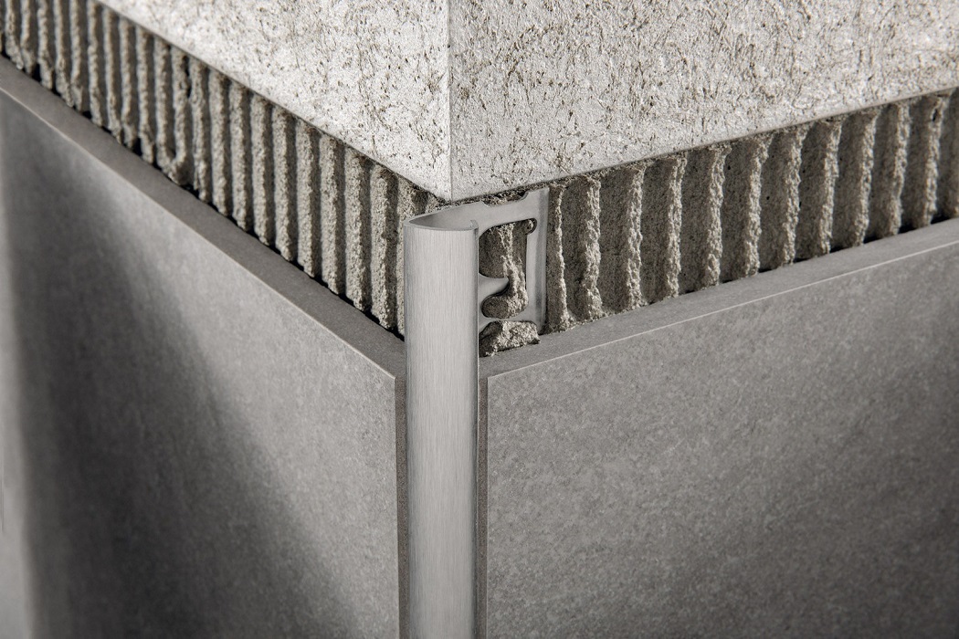 SS-Z10, Profil din inox 10 mm, 2.5m, Brush Silver