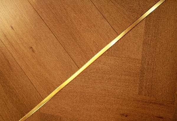 SS-T10, Profil din inox 10 mm, 2.5m, Shiny Gold