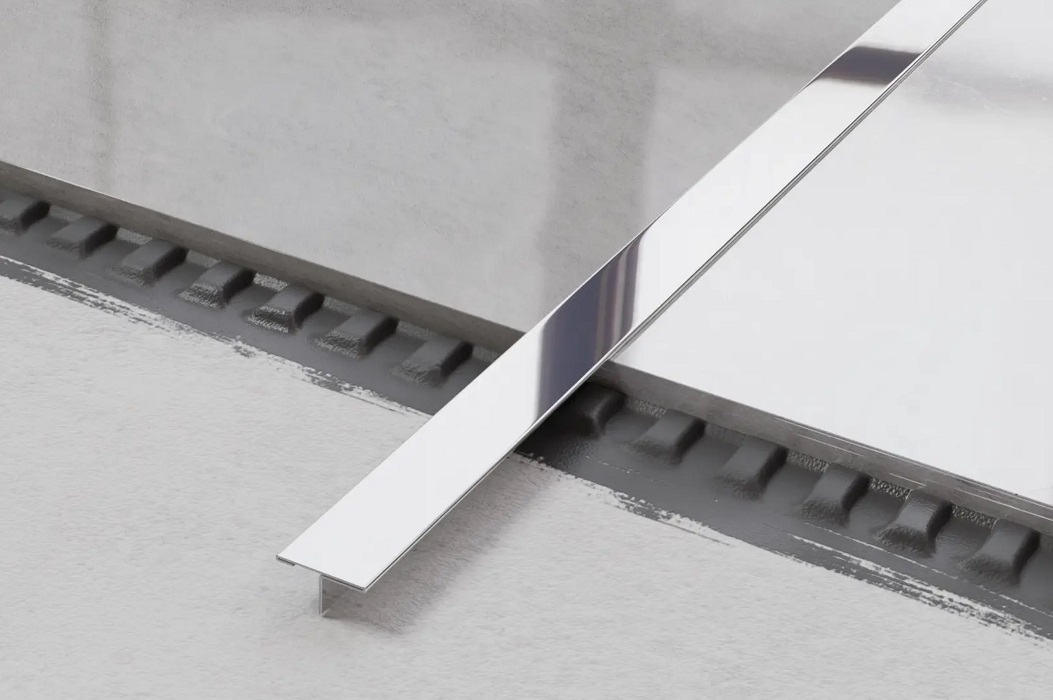 SS-T20, Profil din inox 20 mm, 2.5m, Mirror