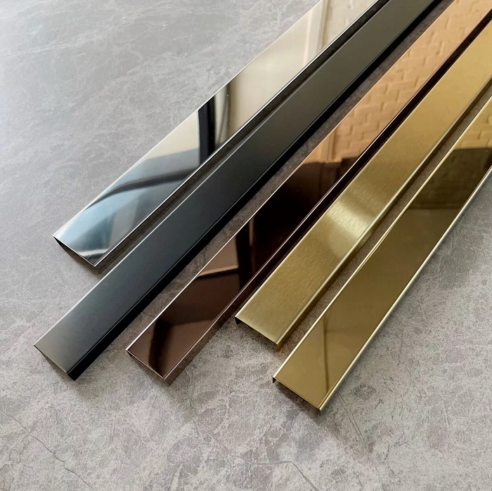 SS-C20, Profil din inox 20 mm, 2.5 m, Mirror