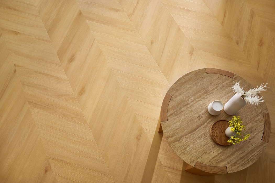 Pardoseala SPC ARBITON colecția Amaron Chevron, STEJAR VIRGIN, CLC 227