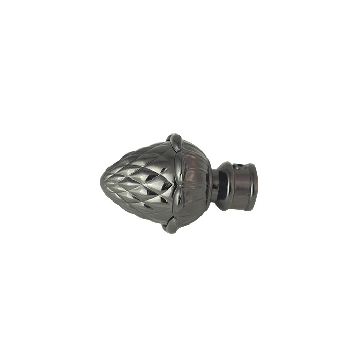 Cap ornamental CEDRO pentru galerii PRESTIGE25, diametru 25 mm, Onyx