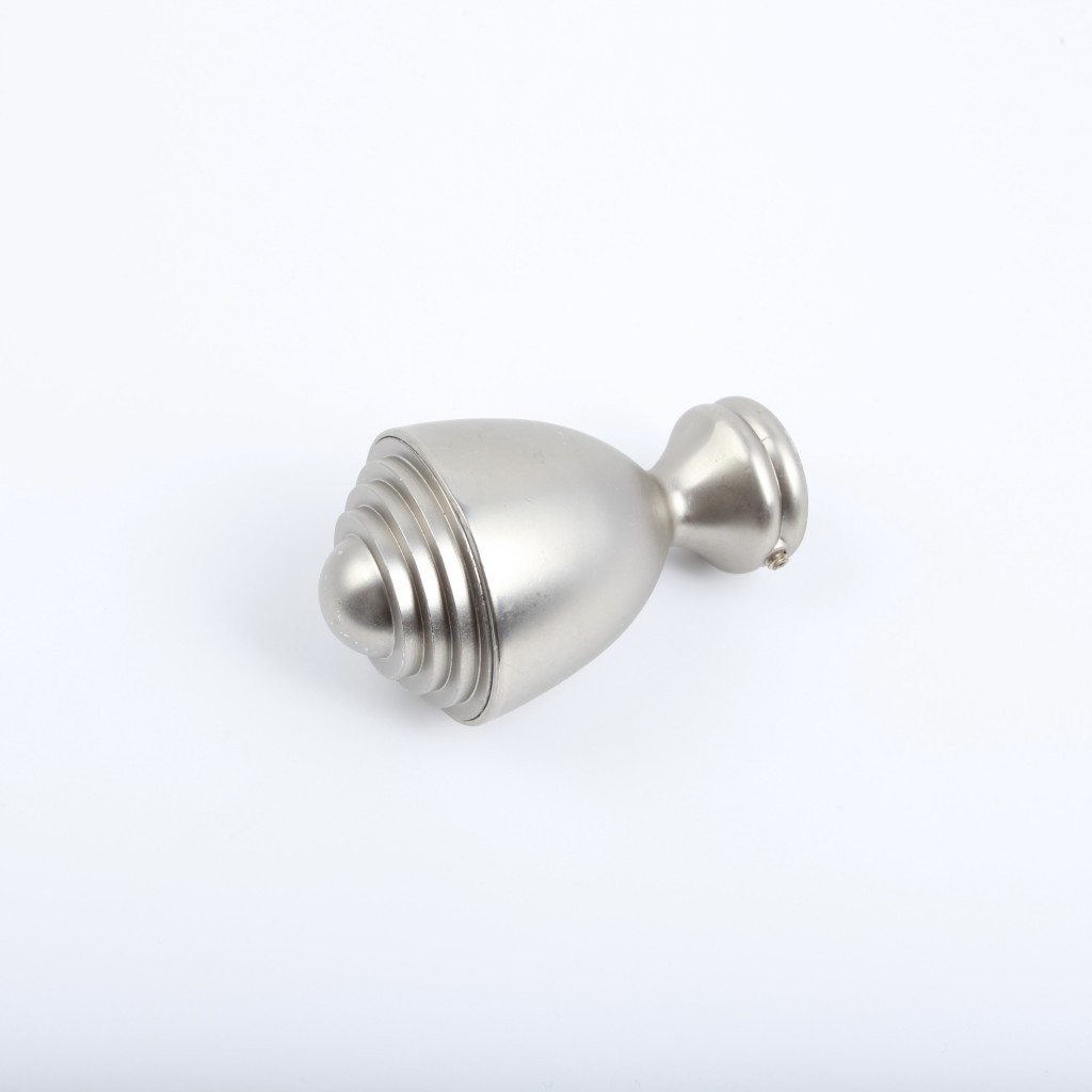 Cap ornamental ROMA pentru galerii STYLUS19, diametru 19 mm, Satin