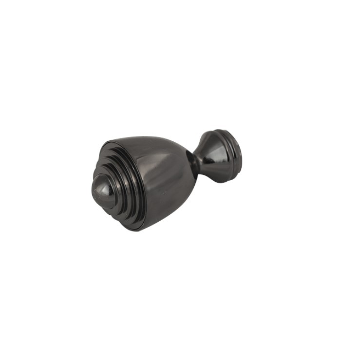 Cap ornamental ROMA pentru galerii LEVITA16, diametru 16mm, Onyx