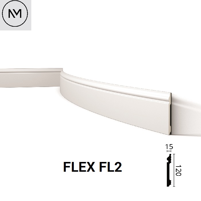 Плинтус NOËL & MARQUET, WALLSTYL, FL2 Flex