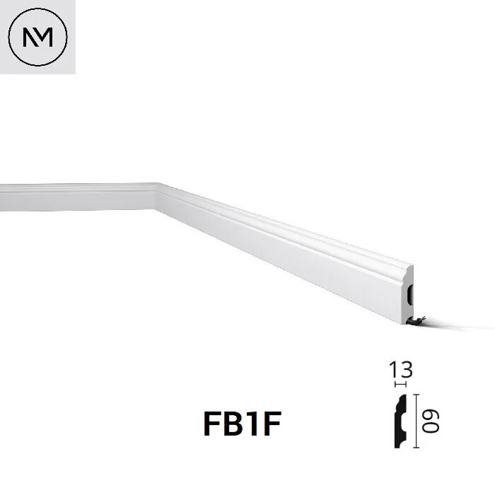 Плинтус NOËL & MARQUET, WALLSTYL, FB1F