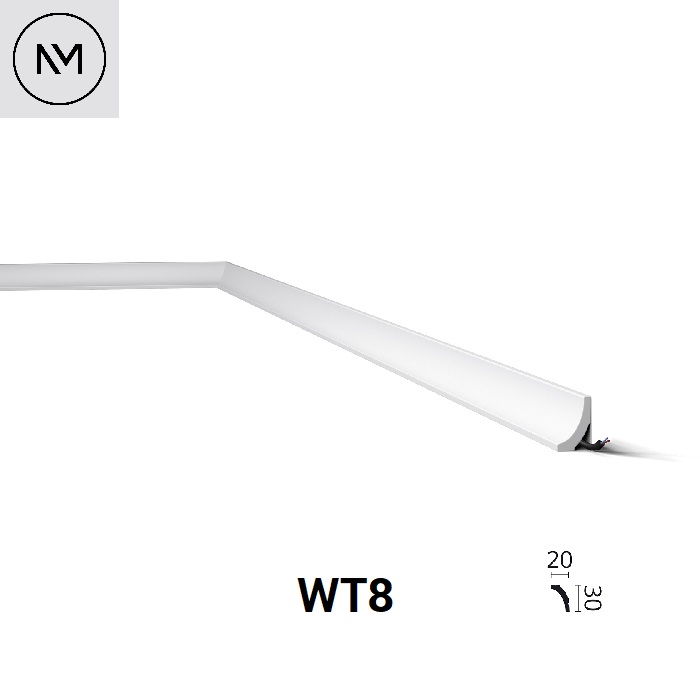 Plintă universală NOËL & MARQUET, WALLSTYL, WT8