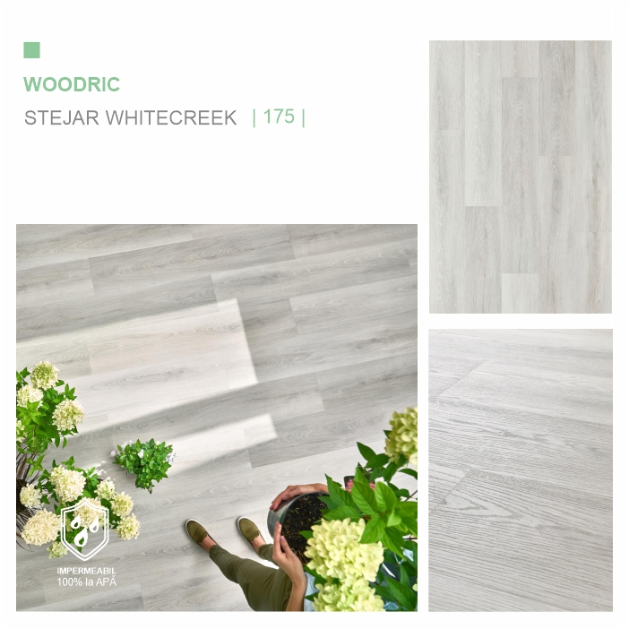 Pardoseala SPC, Stejar Whitecreek, ARBITON colecția WOODRIC CW175