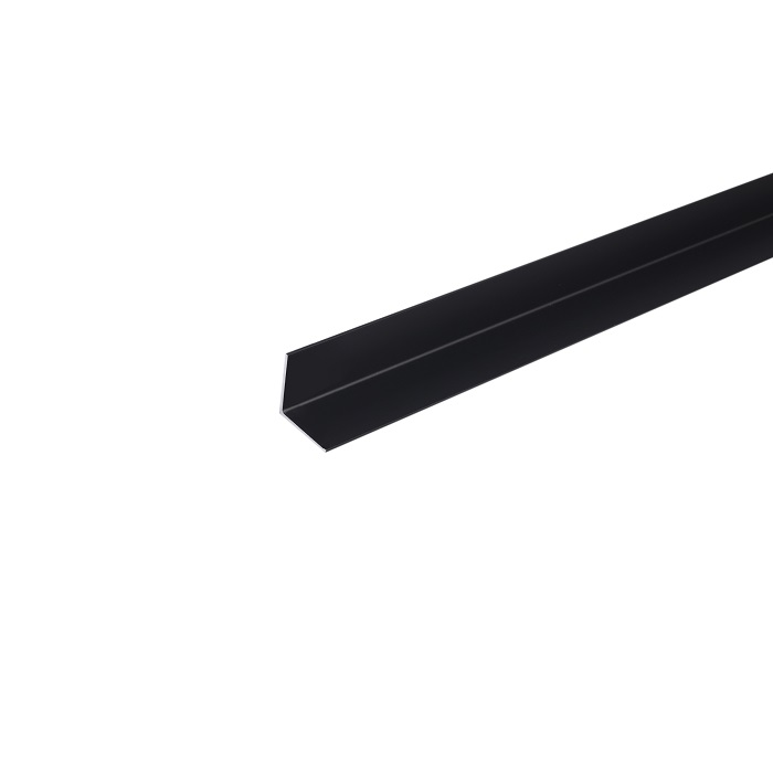 A12 Profil aluminiu universal 12/12 mm, 2.5 m, Black Matt