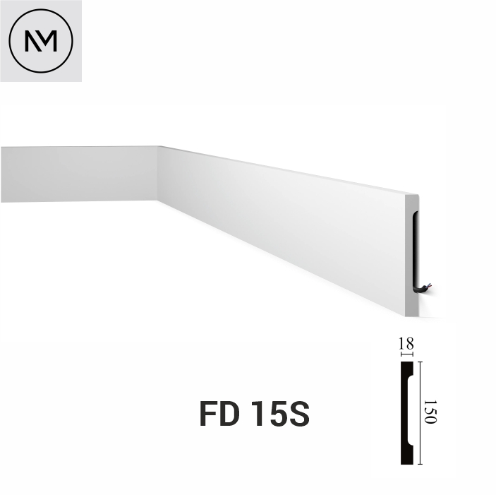 Plintă NOËL & MARQUET, WALLSTYL, FD 15S