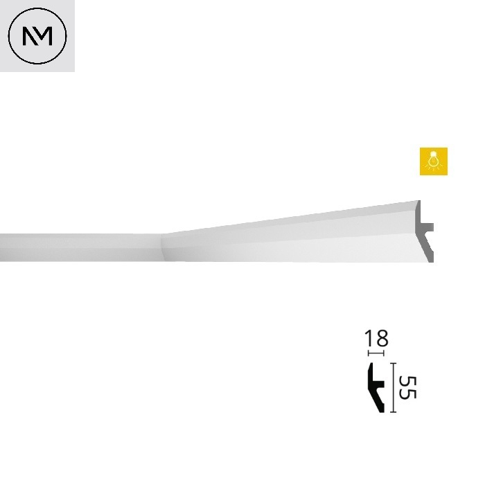 Plintă de perete NOËL & MARQUET, WALLSTYL, W1