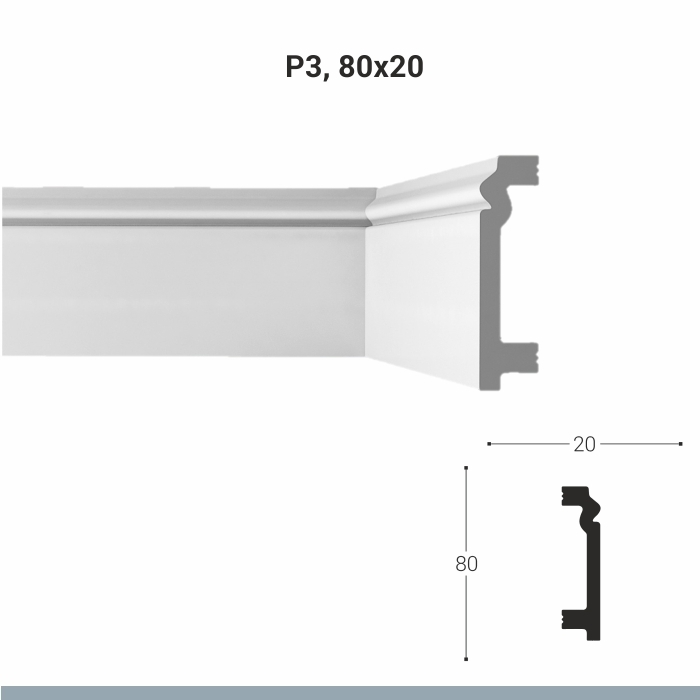 Plinta XPS, Bellodeco, П 3