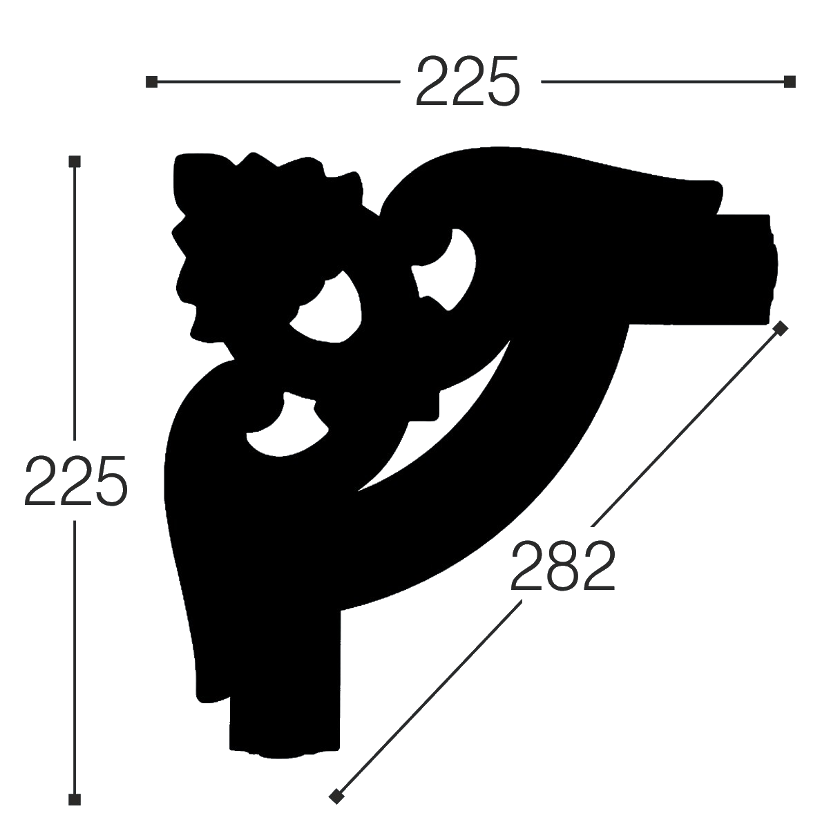 Unghi M12 Y2 la plinta M12