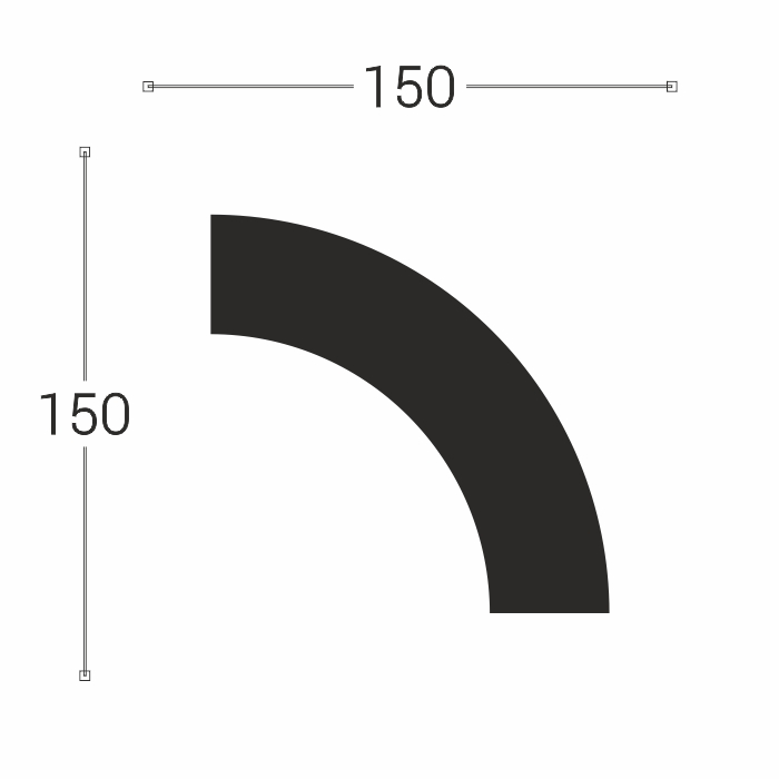 Unghi M10 Y3 la plinta M10