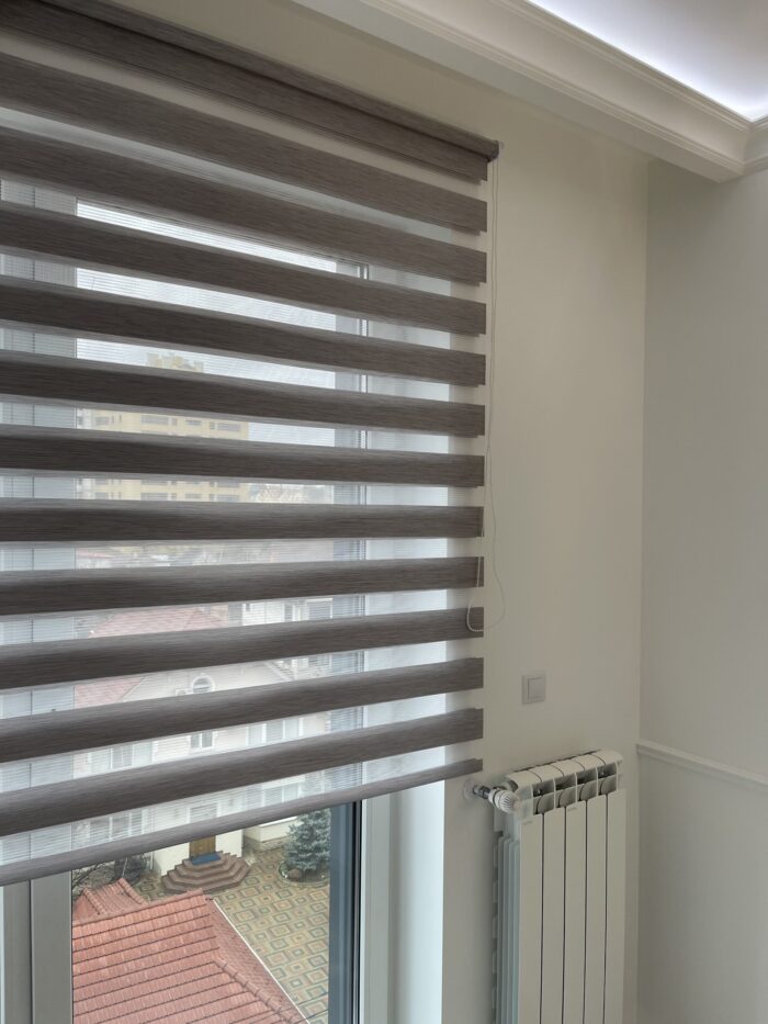 Jaluzele rulou Zi-Noapte STANDARD BH-3003 Gri-Natur 1,80x2,50 m