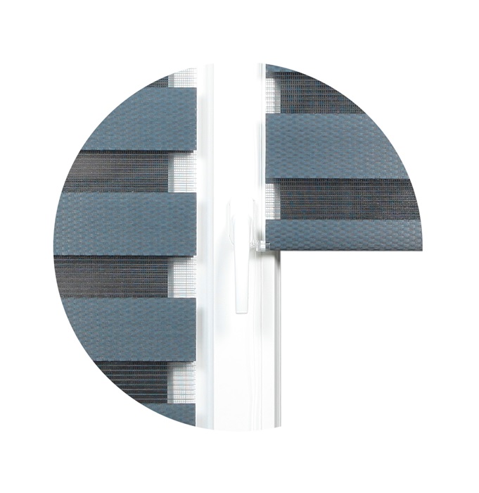 Рольшторы день-ночь RATTAN графитовый 0,40×1,70 м