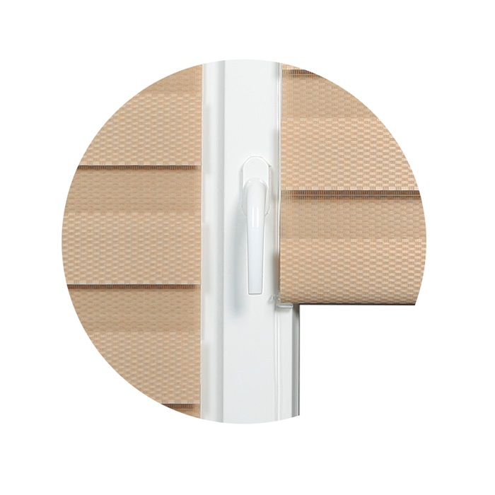 Jaluzele rulou Zi-Noapte RATTAN Bej 0,50x1,70 m