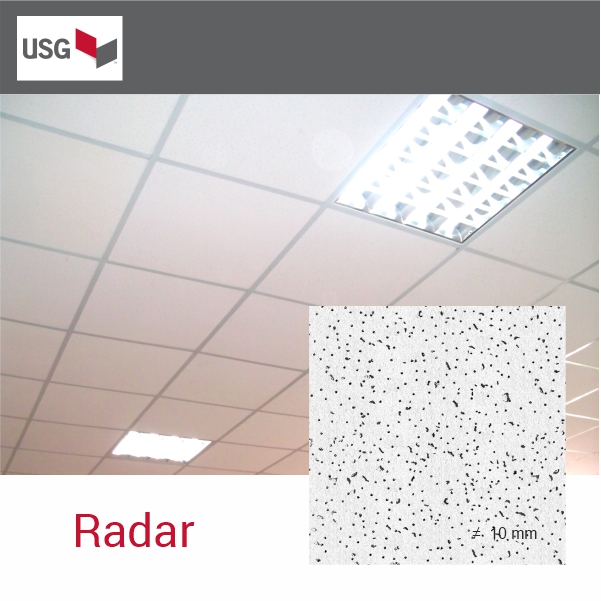 Placa tavan casetat Radar USG (USA), 10 mm