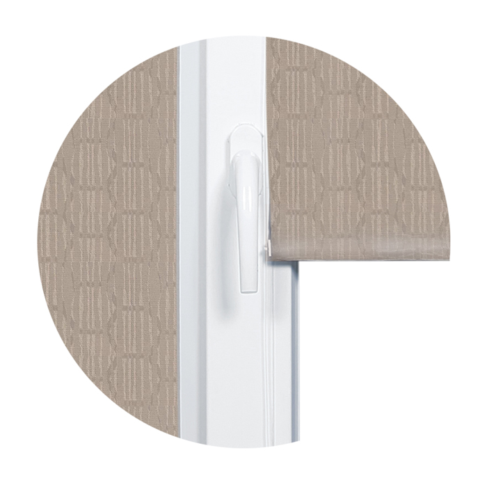 Рулонные шторы SONNE Бежевый 0,70×2,30 м (дверь балкона)