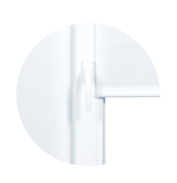 Jaluzele rulou RIBBED Alb 0,75x1,70 m